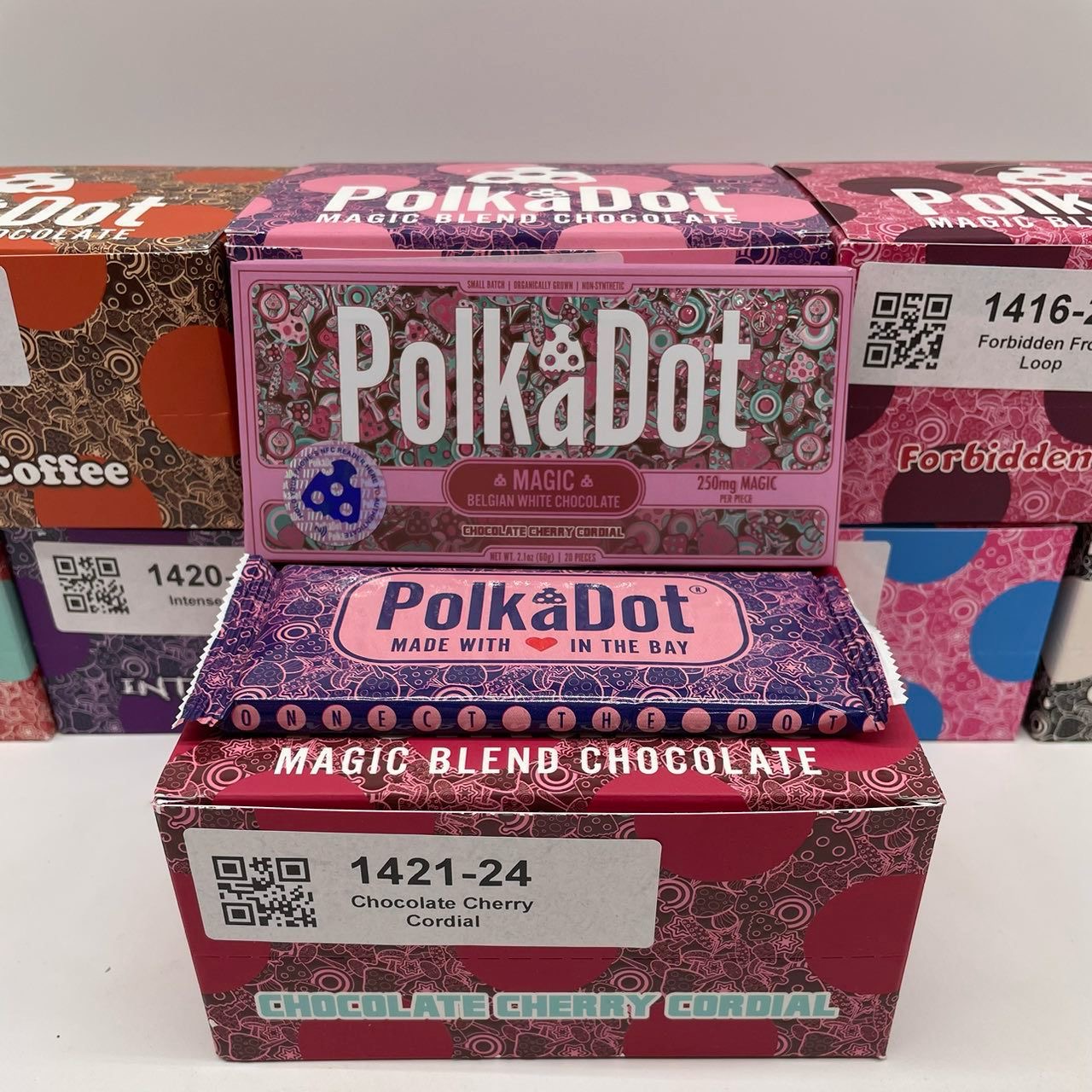 Polkadot Chocolate Bar chocolate bars