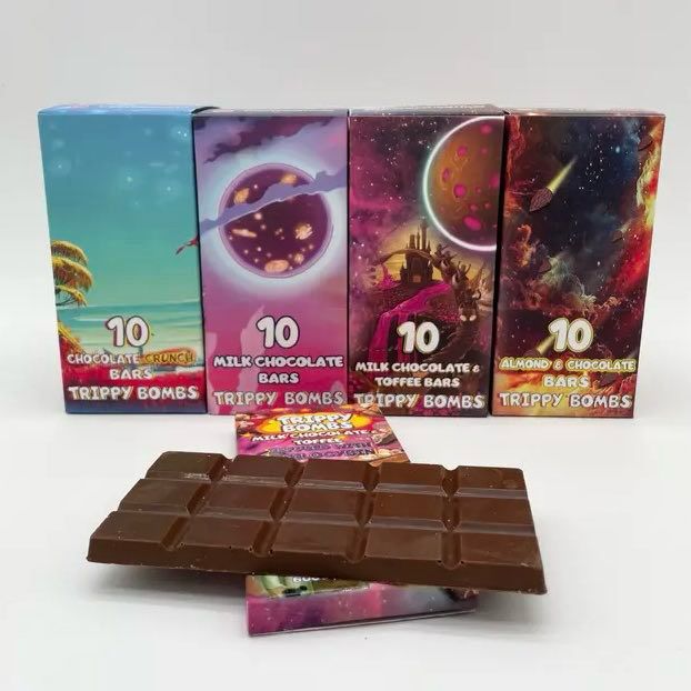 Trippy Bomb chocolate bars