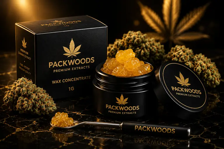 Premium Packwoods wax concentrates